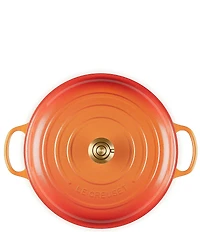 Le Creuset Signature Round Braiser with Crucible Knob, 5 Qt.