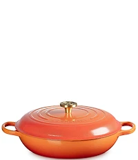 Le Creuset Signature Round Braiser with Crucible Knob, 5 Qt.