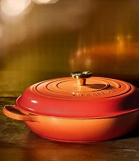 Le Creuset Signature Round Braiser with Crucible Knob, 5 Qt.