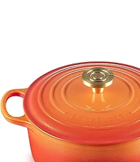 Le Creuset Signature Round Dutch Oven with Crucible Knob