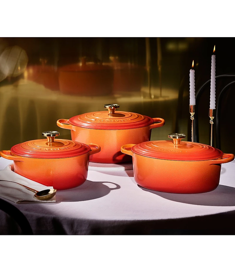 Le Creuset Signature Round Dutch Oven with Crucible Knob