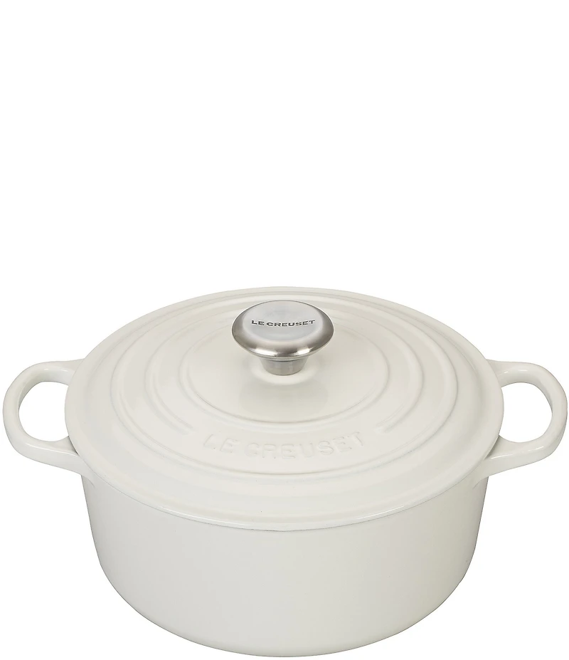 Le Creuset Signature 4.5-Quart Round Enameled Cast Iron Dutch Oven