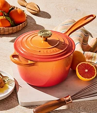 Le Creuset Signature Round Saucepan with Crucible Knob, 2.25 Qt.