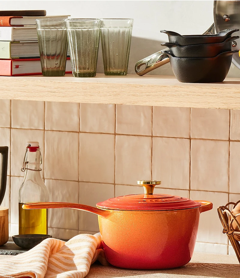 Le Creuset Signature Round Saucepan with Crucible Knob, 2.25 Qt.