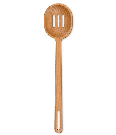 Le Creuset Signature Wood Slotted Spoon