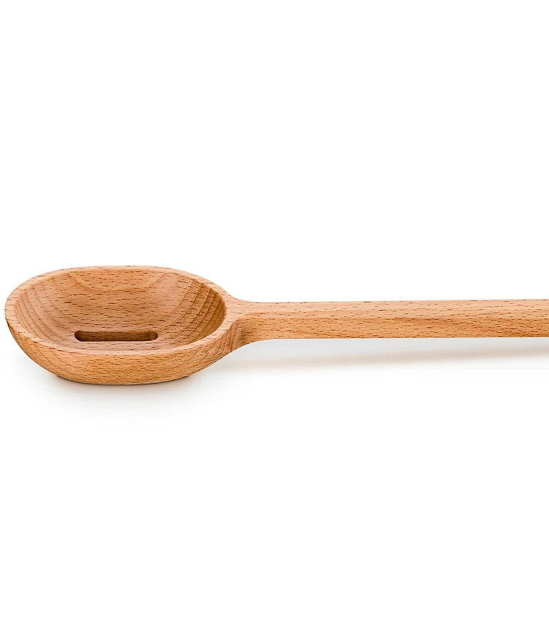 Le Creuset Signature Wood Slotted Spoon