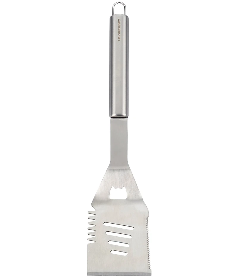 Le Creuset Stainless Steel Alpine Outdoor Slotted Turner, 17.5#double;