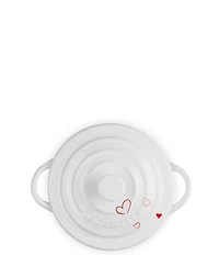 Le Creuset Stoneware Classic Round Mon Coneur Hearts Mini Cocotte, 8 oz.