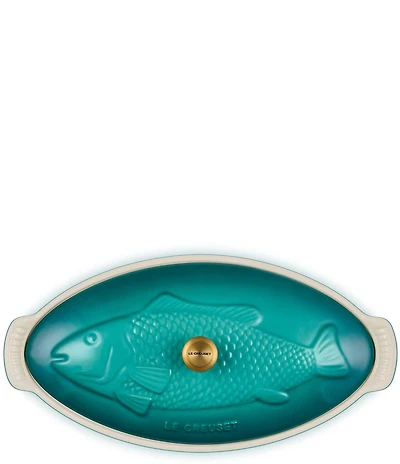 Le Creuset Stoneware Heritage Fish Baker, 1.7 Qt.