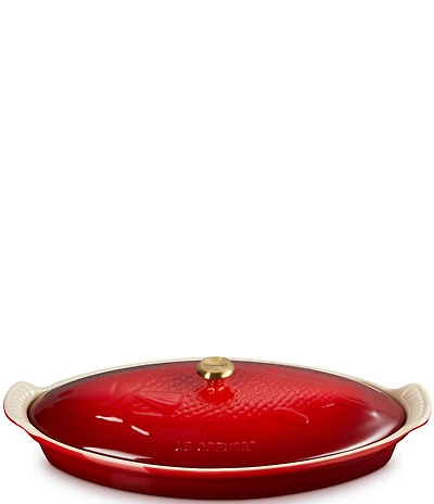 Le Creuset Stoneware Heritage Fish Baker, 1.7 qt.
