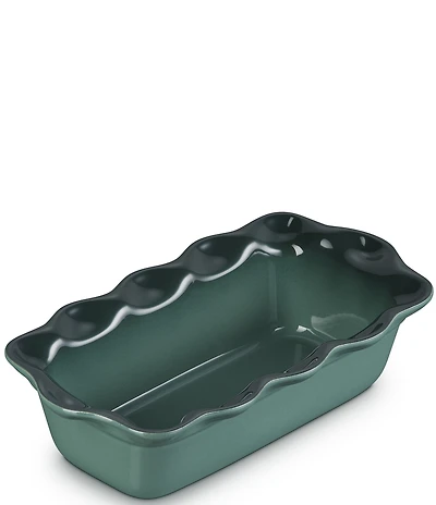 Le Creuset Stoneware Heritage Fluted Loaf Pan, 9 in