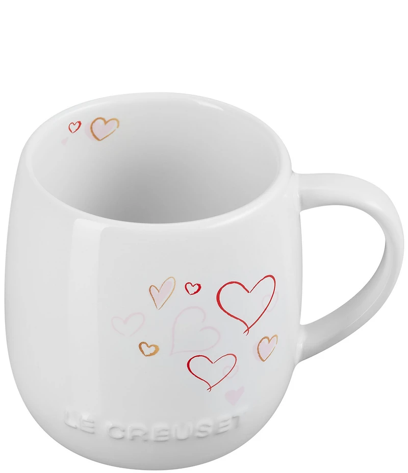 Le Creuset Stoneware Heritage Mon Coeur Hearts Mug, 13-oz.