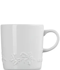 Le Creuset Stoneware Holly Collection Coffee Mug, 12- oz