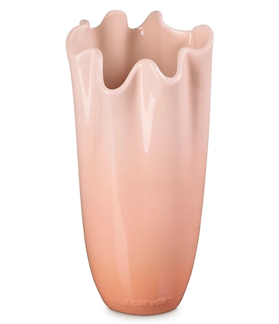 Le Creuset Stoneware Iris Ruffle Vase