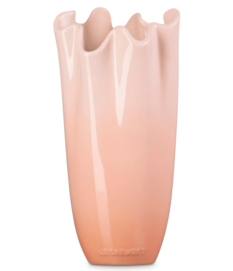 Le Creuset Stoneware Iris Ruffle Vase