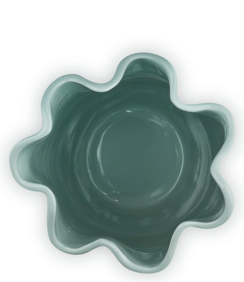 Le Creuset Stoneware Iris Ruffle Vase