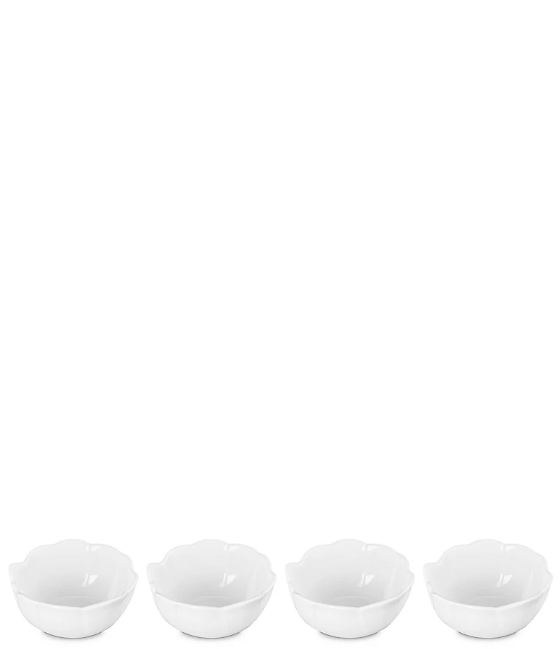 Le Creuset Stoneware Mini Petal Bowls, Set of 4