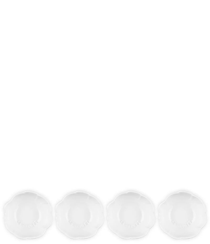 Le Creuset Stoneware Mini Petal Bowls, Set of 4