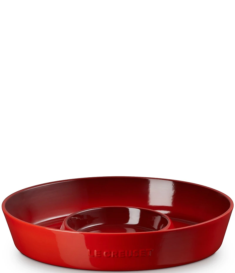 Le Creuset Stoneware Oval Chip and Dip Platter