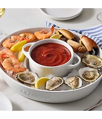 Le Creuset Stoneware Oval Chip and Dip Platter