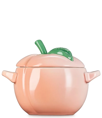 Le Creuset Stoneware Peach Mini Cocotte, 16-oz.