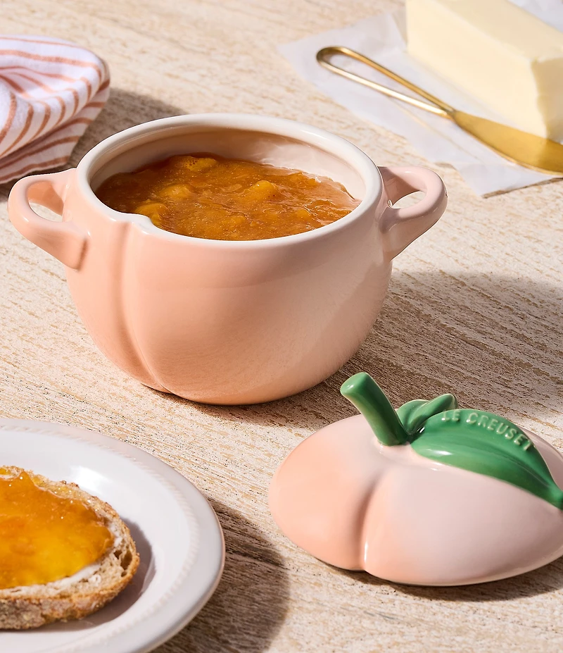 Le Creuset Stoneware Peach Mini Cocotte, 16-oz.