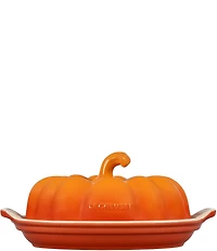 Le Creuset Stoneware Pumpkin Butter Dish, 8.3#double;