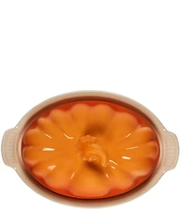 Le Creuset Stoneware Pumpkin Butter Dish, 8.3#double;