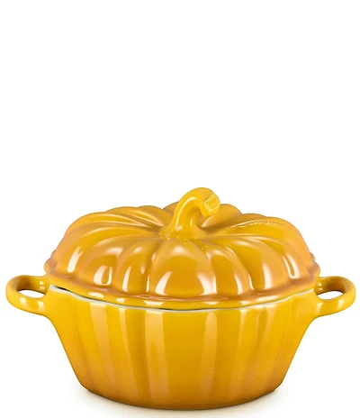 Le Creuset Stoneware Pumpkin Mini Cocotte, 12 oz.