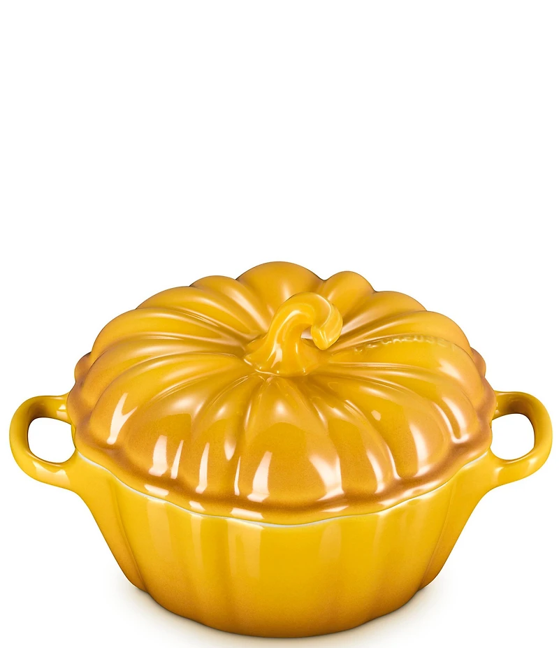 Le Creuset Stoneware Pumpkin Mini Cocotte, 12 oz.