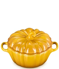 Le Creuset Stoneware Pumpkin Mini Cocotte, 12 oz.