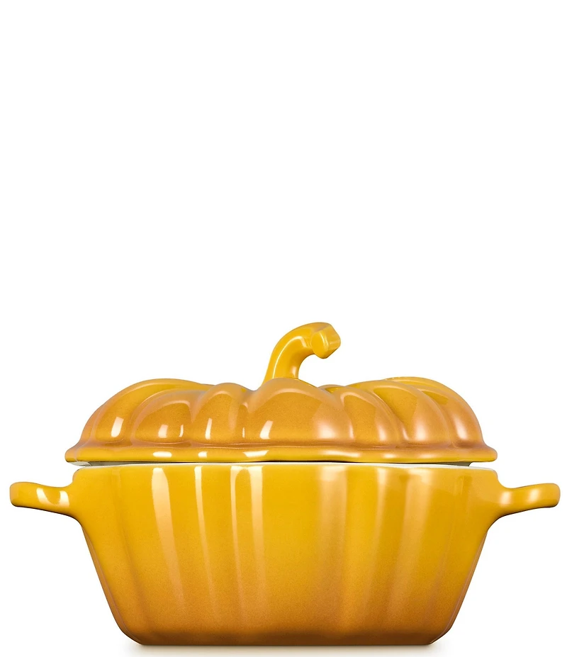 Le Creuset Stoneware Pumpkin Mini Cocotte, 12 oz.