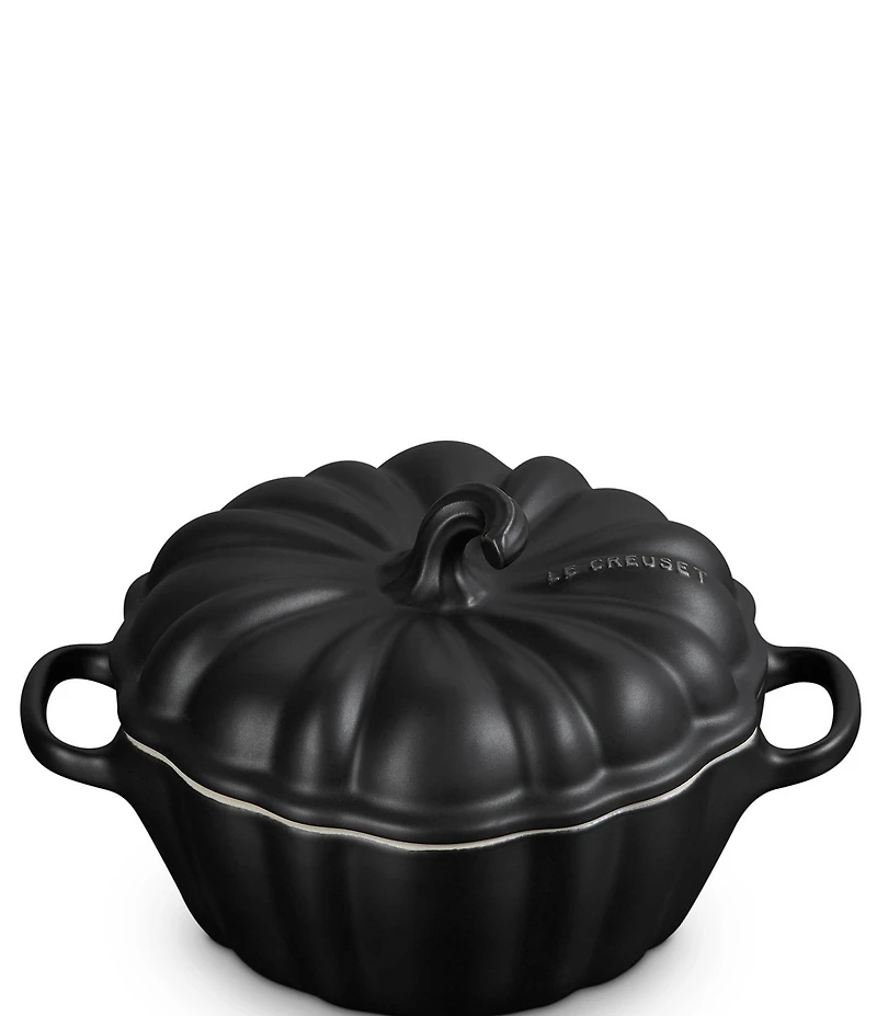 Le Creuset Stoneware Matte Pumpkin Mini Cocotte, 12 oz.