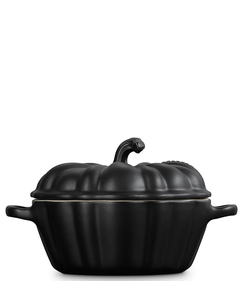 Le Creuset Stoneware Matte Pumpkin Mini Cocotte, 12 oz.