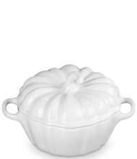 Le Creuset Stoneware Pumpkin Mini Cocotte, 12 oz.