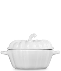 Le Creuset Stoneware Pumpkin Mini Cocotte, 12 oz.