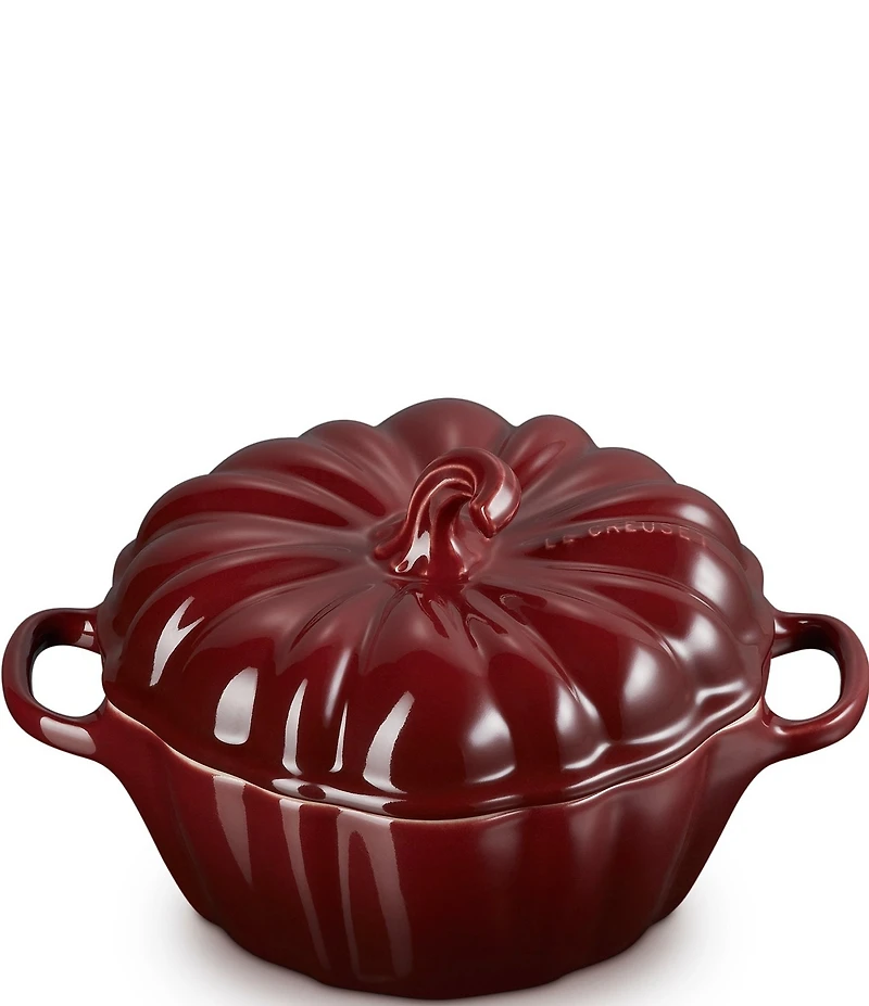 Le Creuset Stoneware Pumpkin Mini Cocotte, 12 oz.