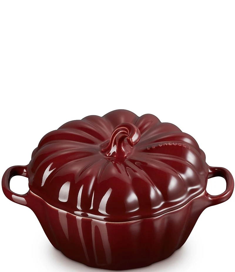 Le Creuset Stoneware Pumpkin Mini Cocotte, 12 oz.