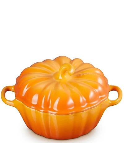Le Creuset Stoneware Pumpkin Mini Cocotte, 12 oz.