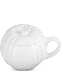 Le Creuset Stoneware Pumpkin Mug with Lid, 14-oz.