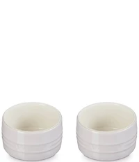 Le Creuset Stoneware Round Ramekin Straight Wall, Set of 2