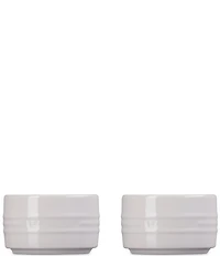 Le Creuset Stoneware Round Ramekin Straight Wall, Set of 2