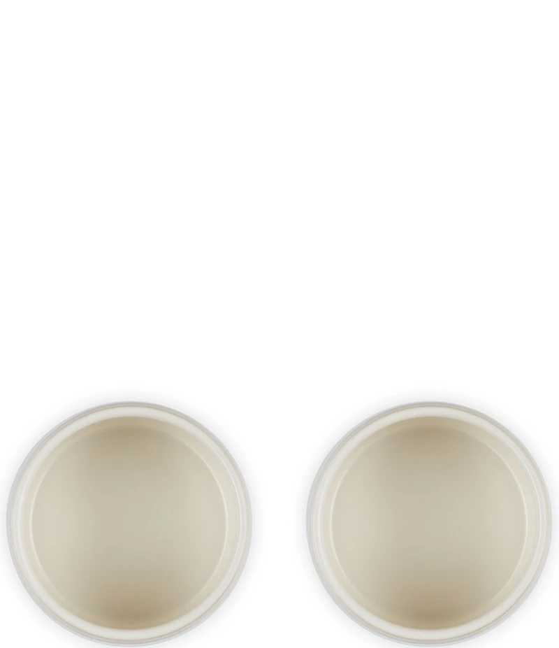 Le Creuset Stoneware Round Ramekin Straight Wall, Set of 2