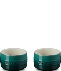 Le Creuset Stoneware Round Ramekin Straight Wall, Set of 2