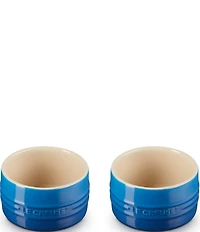Le Creuset Stoneware Round Ramekin Straight Wall, Set of 2