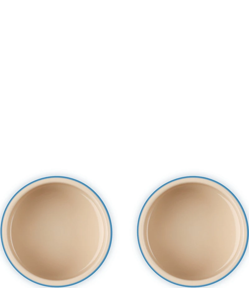 Le Creuset Stoneware Round Ramekin Straight Wall, Set of 2