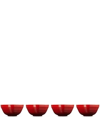 Le Creuset Stoneware Set Of 4 Heart Mini Bowl