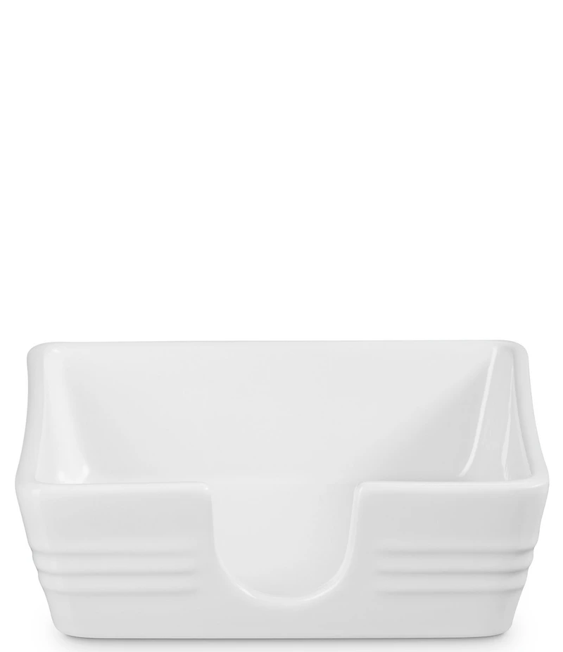 Le Creuset Stoneware Signature Cocktail Napkin Holder - 6 in.