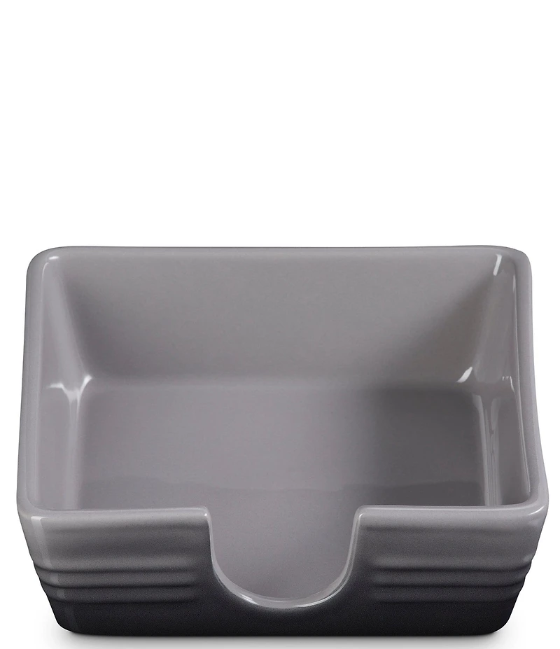 Le Creuset Stoneware Signature Cocktail Napkin Holder - 6 in.