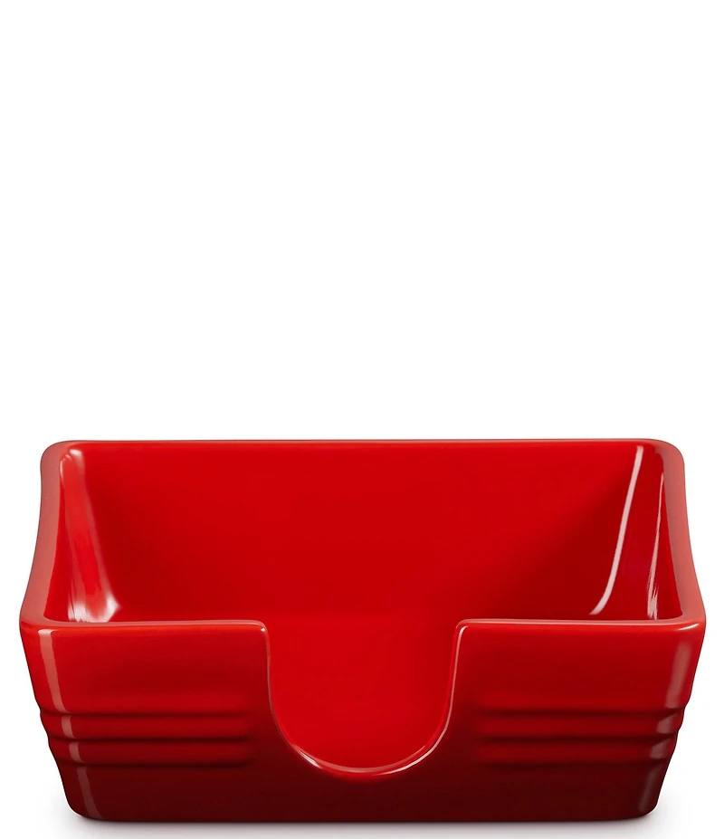 Le Creuset Stoneware Signature Cocktail Napkin Holder - 6 in.